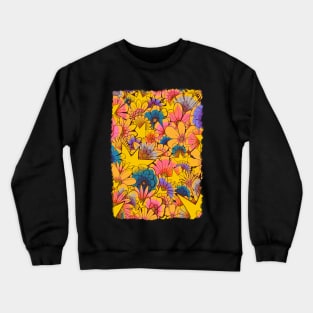 Stars and flowers Crewneck Sweatshirt